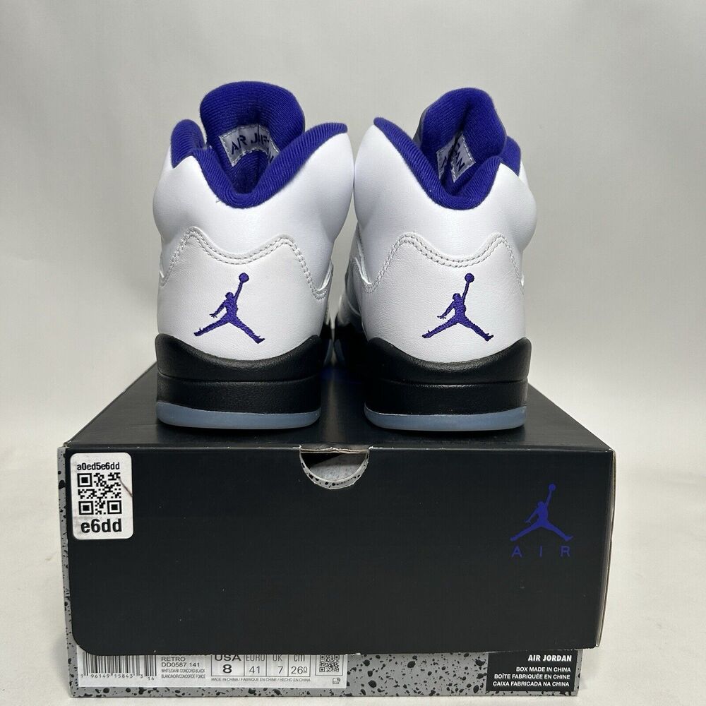 Nike Shoes Air Jordan 5 Retro “Dark Concord” 2024 - Picture 4 of 5